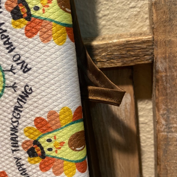 Avocado Turkey Dish Drying Mat, Thanksgiving Dish Drying Mat, Dish Drying Mat - Picture 9 of 11